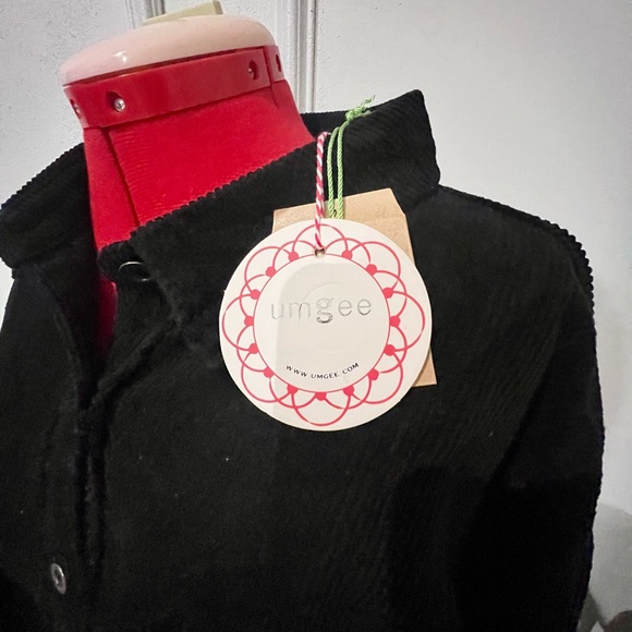 New with
Tags Umgee Black Fringed Corduroy Jacket 🧥 Oversize Size Medium - Picture 3 of 12